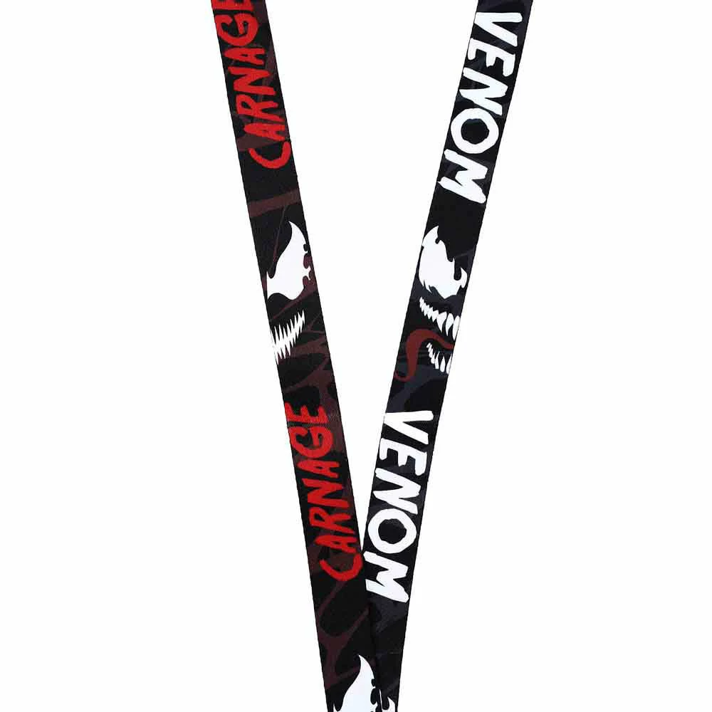 Bioworld Marvel Venom And Carnage Lanyard 3 Bioworld Marvel Venom And Carnage Lanyard