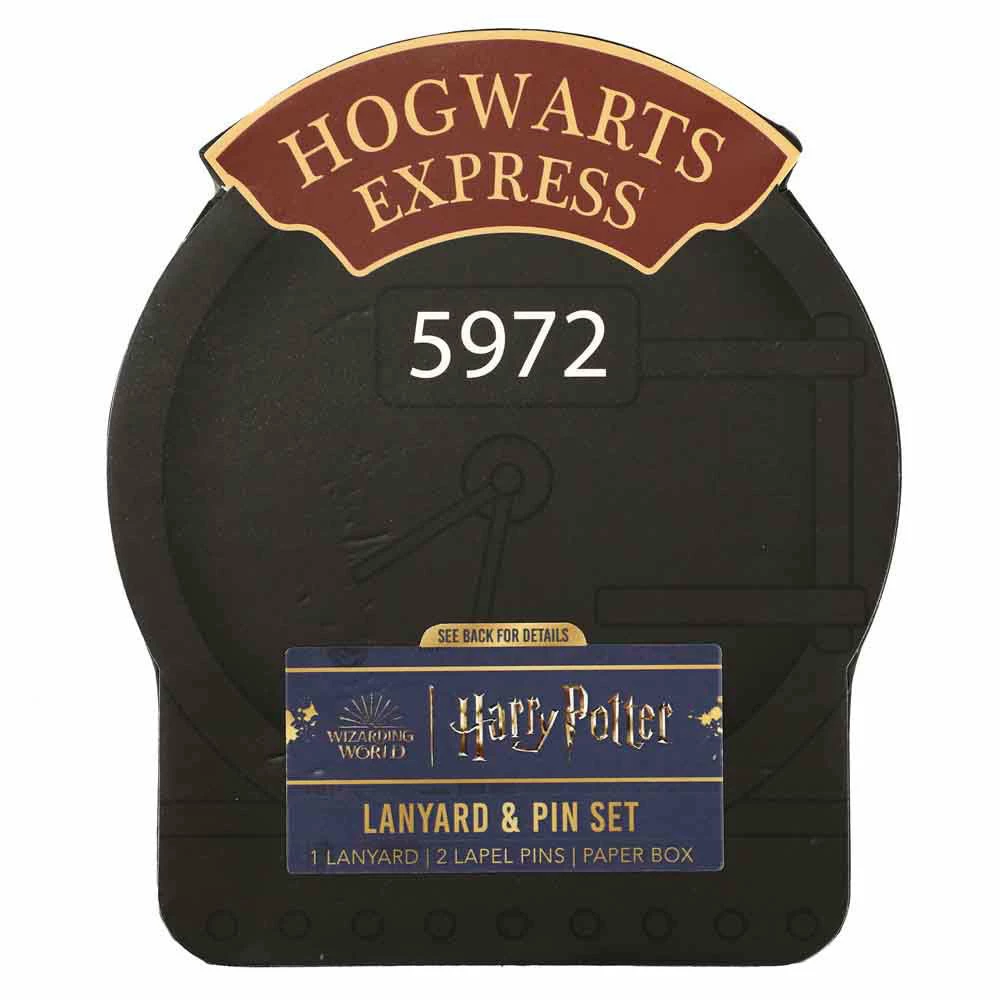 Bioworld Harry Potter Hogwarts Express Lapel Pins And Lanyard Box Set 2 Bioworld Harry Potter Hogwarts Express Lapel Pins And Lanyard Box Set