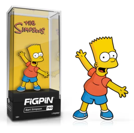 THE SIMPSONS BART SIMPSON #760 - FiGPiN 1 THE SIMPSONS BART SIMPSON #760 - FiGPiN