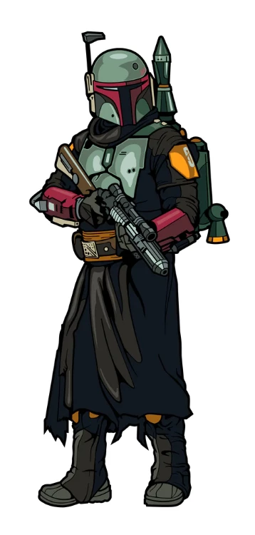 STAR WARS BOBA FETT - FiGPiN 4 STAR WARS BOBA FETT - FiGPiN