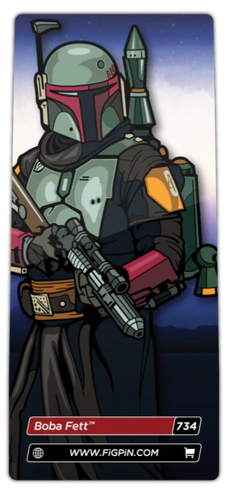 STAR WARS BOBA FETT - FiGPiN 2 STAR WARS BOBA FETT - FiGPiN