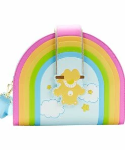 Loungefly Care Bears Funshine Bear Rainbow Swing Crossbody Bag