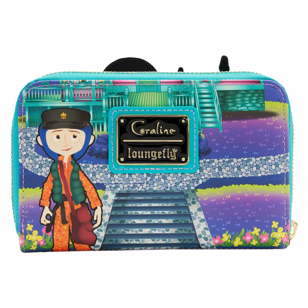 Loungefly Laika Coraline House Zip Around Wallet 4 Loungefly Laika Coraline House Zip Around Wallet