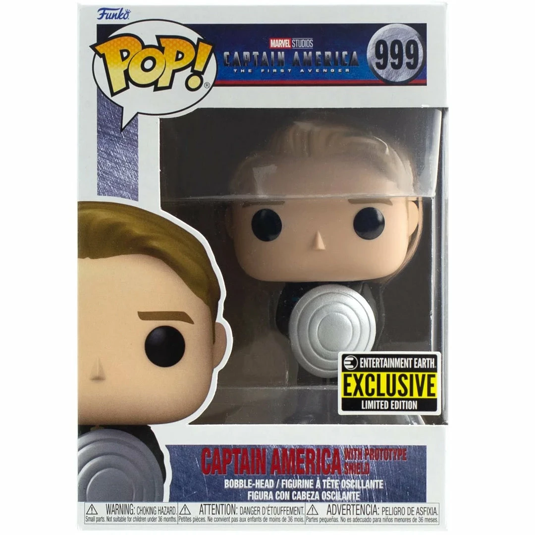 Funko CAPTAIN AMERICA WITH PROTOTYPE SHIELD - MARVEL - ENTERTAINMENT EARTH EXCLUSIVE 4 Funko CAPTAIN AMERICA WITH PROTOTYPE SHIELD - MARVEL - ENTERTAINMENT EARTH EXCLUSIVE