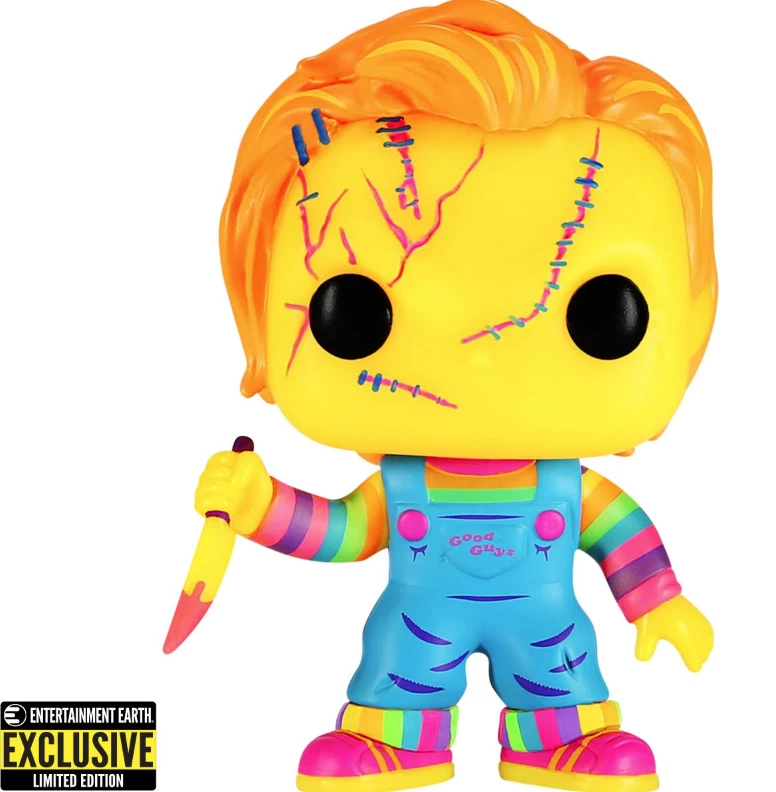Funko CHUCKY BLACK LIGHT - CHILD'S PLAY - ENTERTAINMENT EARTH EXCLUSIVE 1 Funko CHUCKY BLACK LIGHT - CHILD'S PLAY - ENTERTAINMENT EARTH EXCLUSIVE