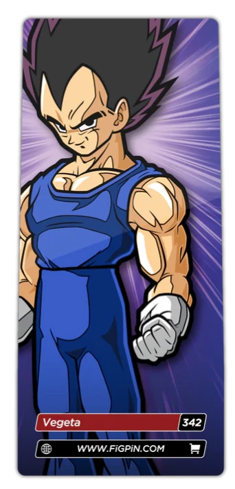 DRAGON BALL Z VEGETA - FiGPiN 2 DRAGON BALL Z VEGETA - FiGPiN