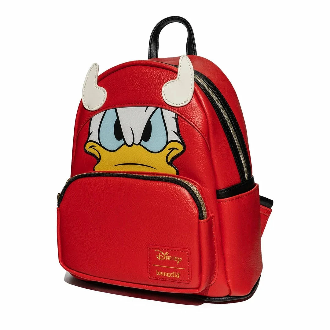 Loungefly Disney Donald Duck Devil Donald Cosplay Mini-Backpack - EE Exclusive 2 Loungefly Disney Donald Duck Devil Donald Cosplay Mini-Backpack - EE Exclusive