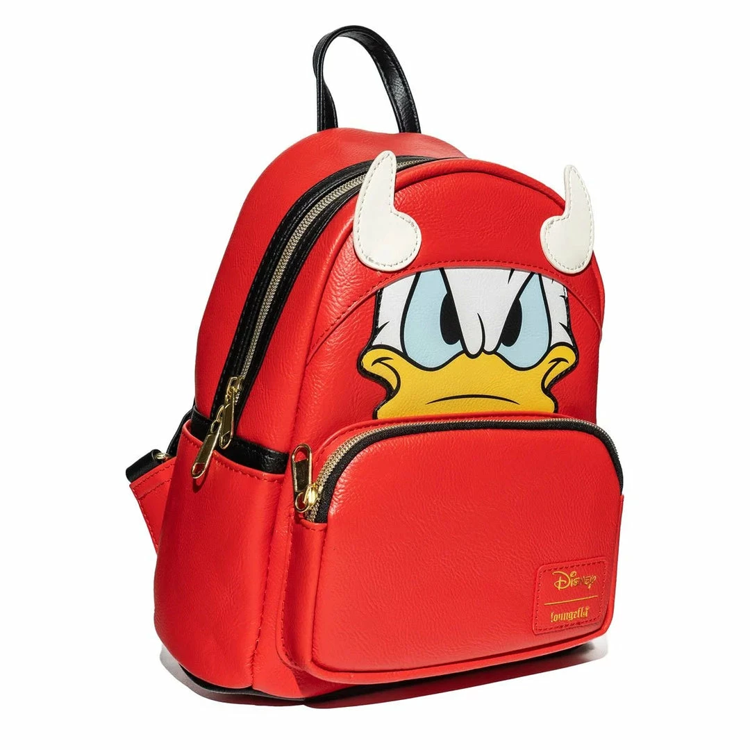 Loungefly Disney Donald Duck Devil Donald Cosplay Mini-Backpack - EE Exclusive 3 Loungefly Disney Donald Duck Devil Donald Cosplay Mini-Backpack - EE Exclusive