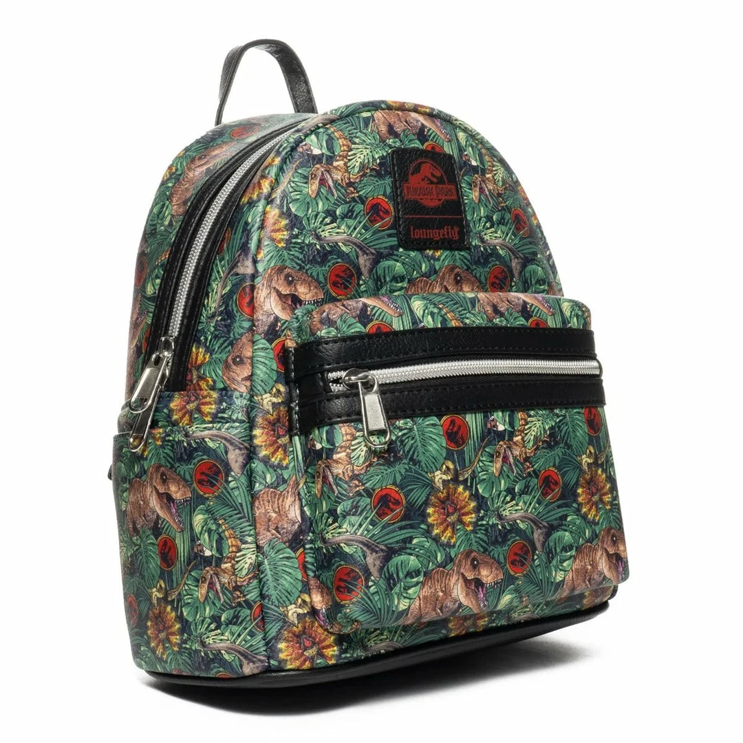 Loungefly Jurassic Park Dinosaur Jungle Mini-Backpack - Entertainment Earth Exclusive 2 Loungefly Jurassic Park Dinosaur Jungle Mini-Backpack - Entertainment Earth Exclusive