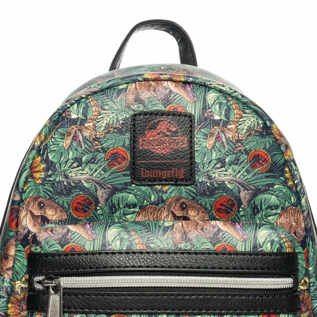 Loungefly Jurassic Park Dinosaur Jungle Mini-Backpack - Entertainment Earth Exclusive 4 Loungefly Jurassic Park Dinosaur Jungle Mini-Backpack - Entertainment Earth Exclusive
