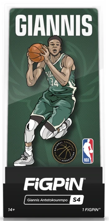 NBA GIANNIS ANTETOKOUNMPO - FiGPiN 3 NBA GIANNIS ANTETOKOUNMPO - FiGPiN