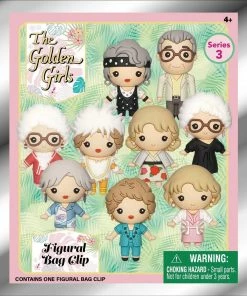 Monogram Golden Girls Series 3 Figural Bag Clip