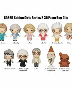Monogram Golden Girls Series 3 Figural Bag Clip