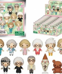 Monogram Golden Girls Series 3 Figural Bag Clip