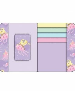 Loungefly SpongeBob Pastel Jellyfishing Zip Around Wallet