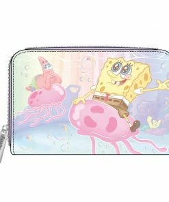 Loungefly SpongeBob Pastel Jellyfishing Zip Around Wallet