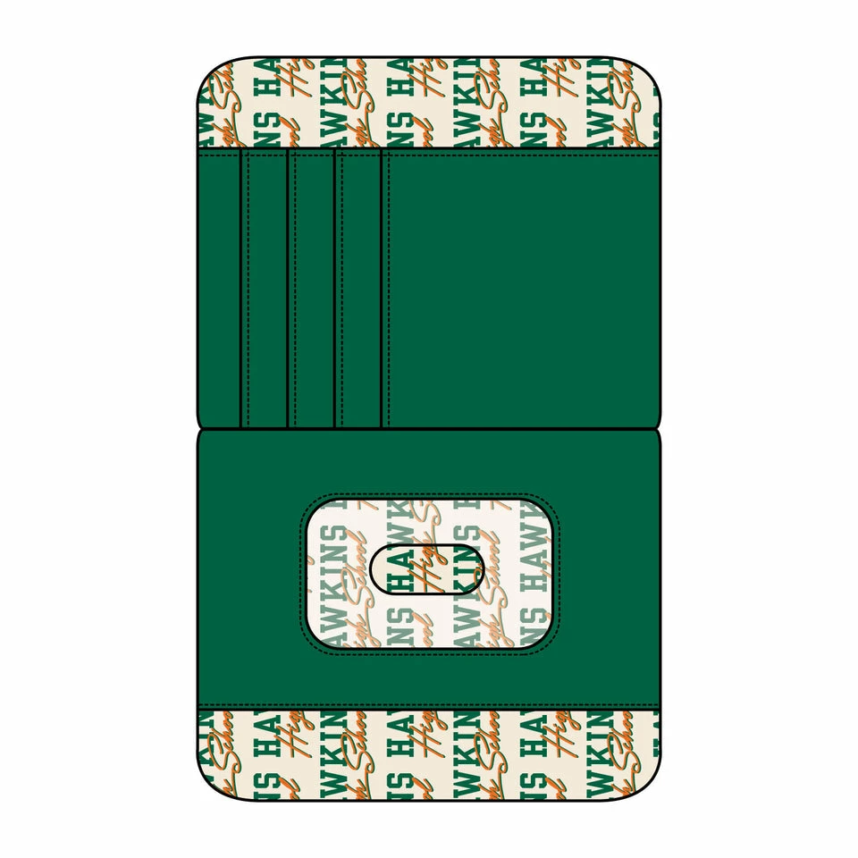 Loungefly Stranger Things Hawkins High Zip Around Wallet 4 Loungefly Stranger Things Hawkins High Zip Around Wallet