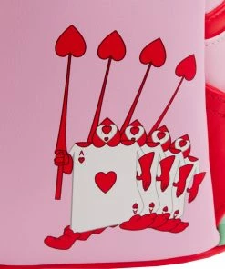 Loungefly Alice In Wonderland Painting The Roses Red Mini Backpack