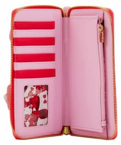 Loungefly Alice In Wonderland Ace Of Spades Zip Around Wallet