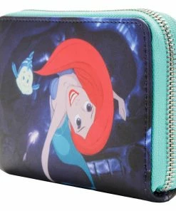 Loungefly The Little Mermaid Princess Scenes Zip Around Wallet