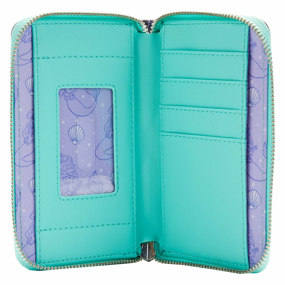 Loungefly The Little Mermaid Princess Scenes Zip Around Wallet 4 Loungefly The Little Mermaid Princess Scenes Zip Around Wallet