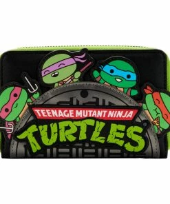 Loungefly Teenage Mutant Ninja Turtles Sewer Cap Zip Around Wallet