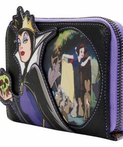 Loungefly Disney Villains Scenes Evil Queen Zip Around Wallet