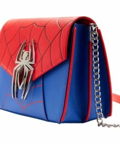 Loungefly Marvel Spider-Man Color Block Crossbody Bag