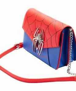 Loungefly Marvel Spider-Man Color Block Crossbody Bag