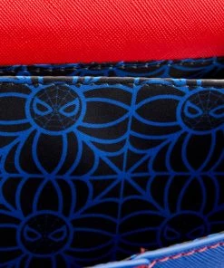 Loungefly Marvel Spider-Man Color Block Crossbody Bag