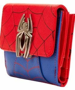 Loungefly Marvel Spider-Man Color Block Flap Wallet