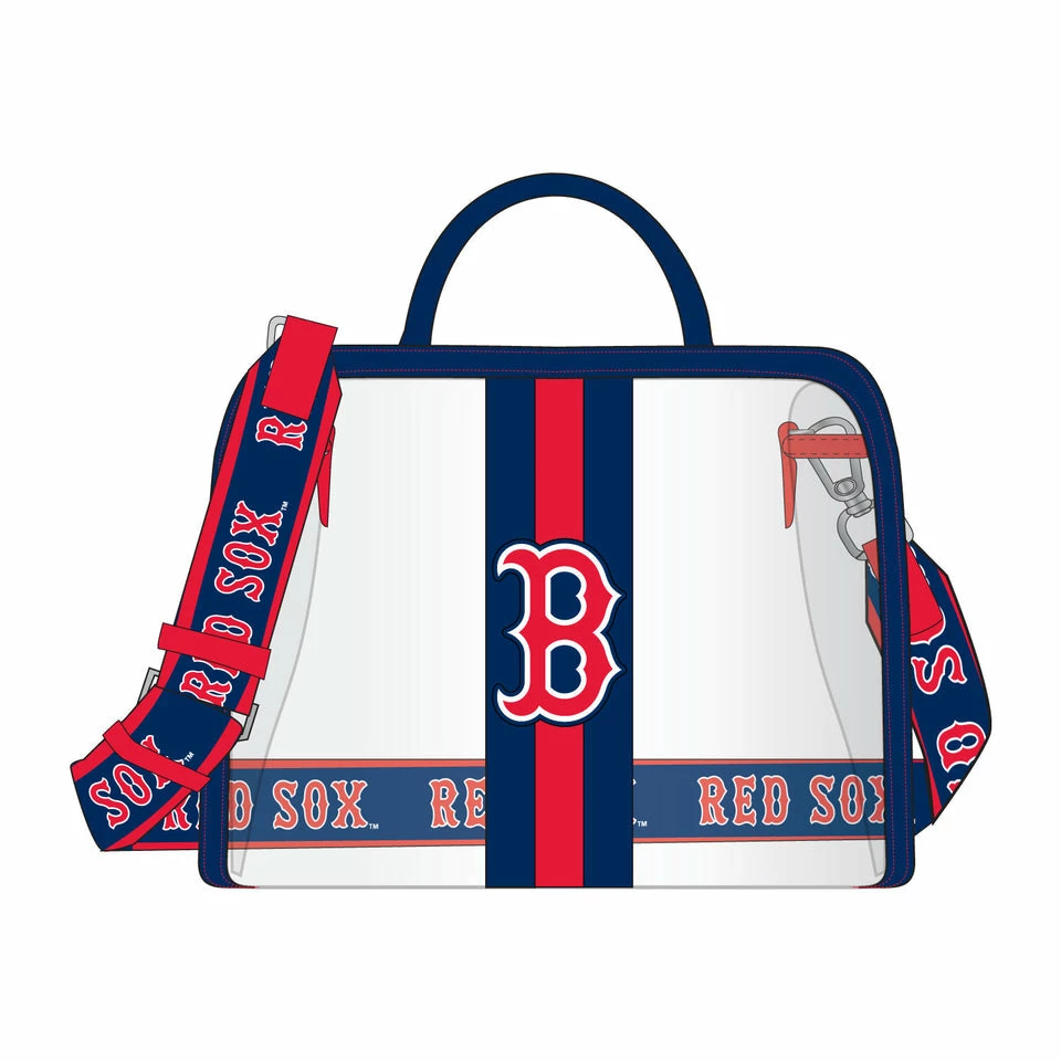 Loungefly MLB Boston Red Sox Stadium Crossbody Bag With Pouch 1 Loungefly MLB Boston Red Sox Stadium Crossbody Bag With Pouch
