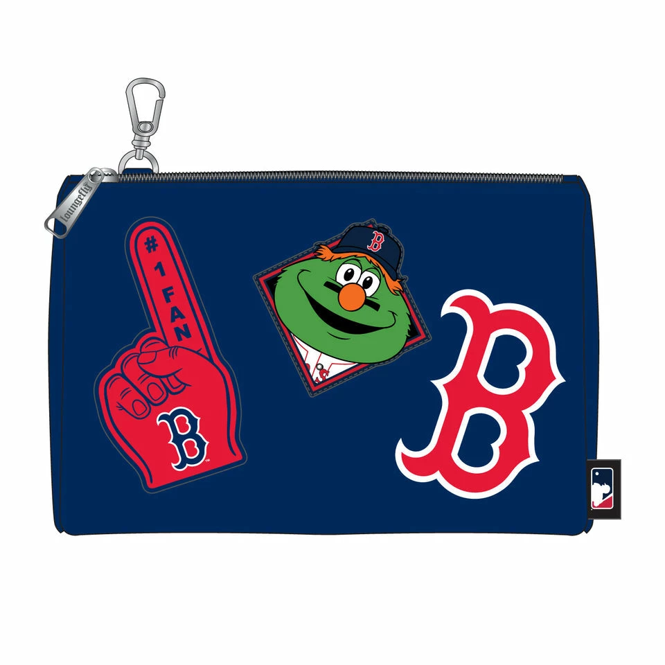 Loungefly MLB Boston Red Sox Stadium Crossbody Bag With Pouch 3 Loungefly MLB Boston Red Sox Stadium Crossbody Bag With Pouch