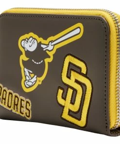 Loungefly MLB SD Padres Patches Zip Around Wallet