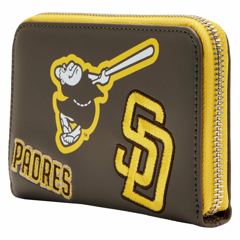 Loungefly MLB SD Padres Patches Zip Around Wallet 2 Loungefly MLB SD Padres Patches Zip Around Wallet