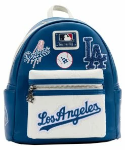 Loungefly MLB LA Dodgers Patches Mini Backpack