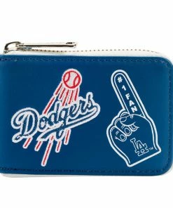 Loungefly MLB LA Dodgers Patches Accordion Wallet