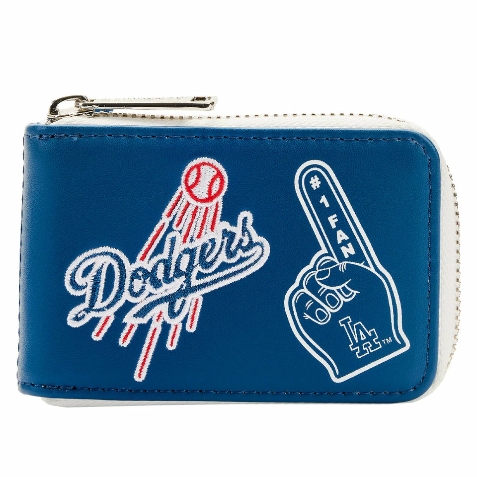 Loungefly MLB LA Dodgers Patches Accordion Wallet 1 Loungefly MLB LA Dodgers Patches Accordion Wallet