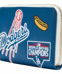Loungefly MLB LA Dodgers Patches Zip Around Wallet