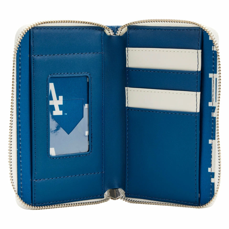 Loungefly MLB LA Dodgers Patches Zip Around Wallet 4 Loungefly MLB LA Dodgers Patches Zip Around Wallet