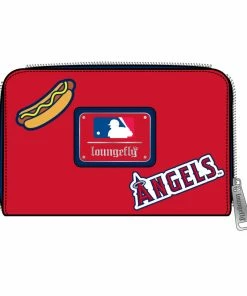 Loungefly MLB LA Angels Patches Zip Around Wallet 5 Loungefly MLB LA Angels Patches Zip Around Wallet
