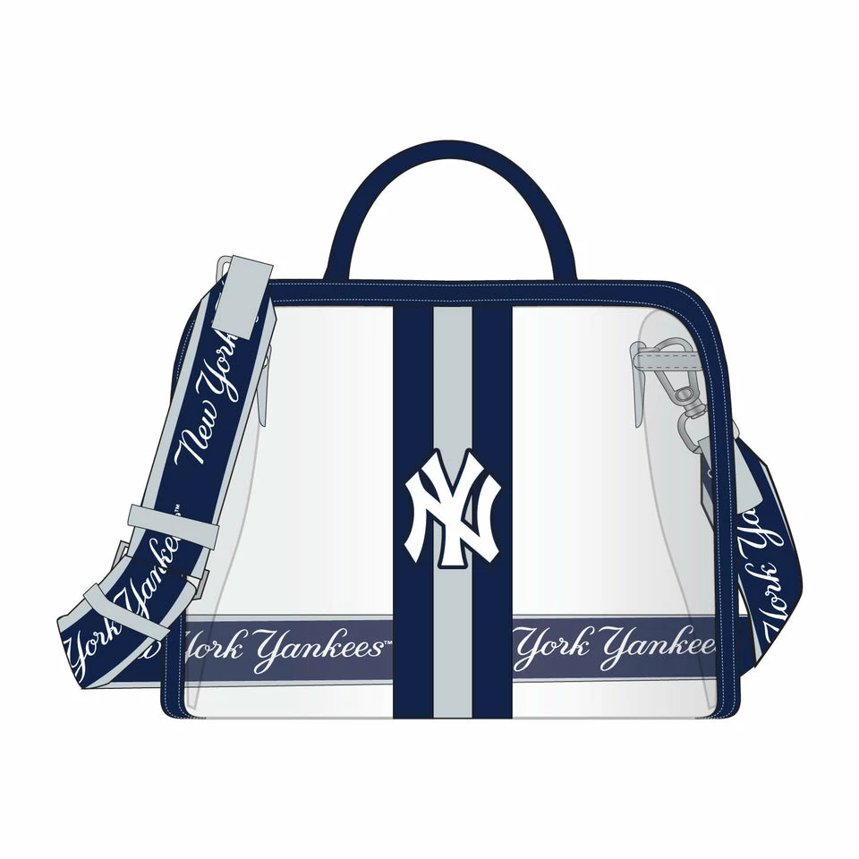 Loungefly MLB NY Yankees Stadium Crossbody Bag With Pouch 1 Loungefly MLB NY Yankees Stadium Crossbody Bag With Pouch
