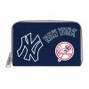 Loungefly MLB NY Yankees Patches Zip Around Wallet