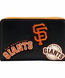 Loungefly MLB SF Giants Patches Zip Around Wallet
