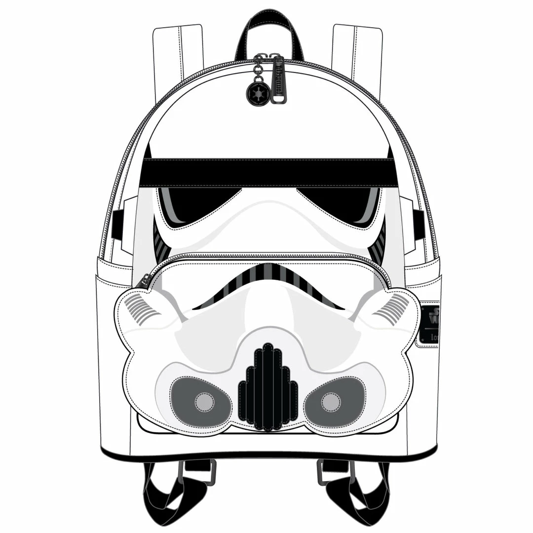 Loungefly Star Wars Stormtrooper Lenticular Mini Backpack - PRE-ORDER 1 Loungefly Star Wars Stormtrooper Lenticular Mini Backpack - PRE-ORDER