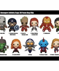 Monogram Bag Clips Marvel Infinity Saga Blind Bag Figural Bag Clip