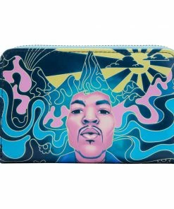 Loungefly Jimi Hendrix Psychedelic Landscape Zip Around Wallet