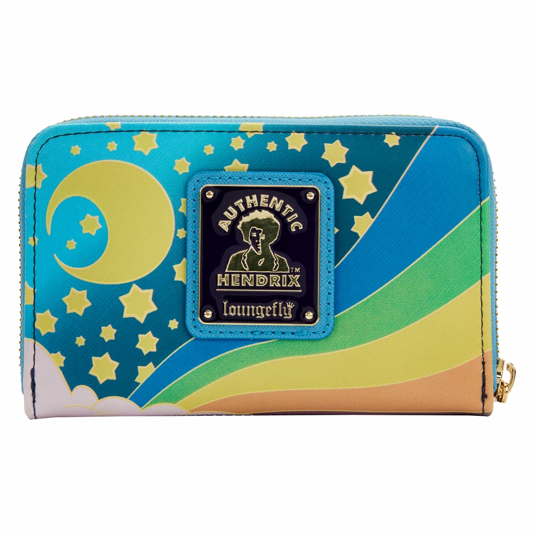 Loungefly Jimi Hendrix Psychedelic Landscape Zip Around Wallet 4 Loungefly Jimi Hendrix Psychedelic Landscape Zip Around Wallet
