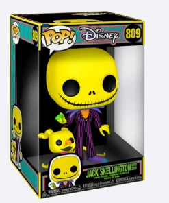 Funko 10" JACK SKELLINGTON WITH ZERO (BLACK LIGHT) - THE NIGHTMARE BEFORE CHRISTMAS