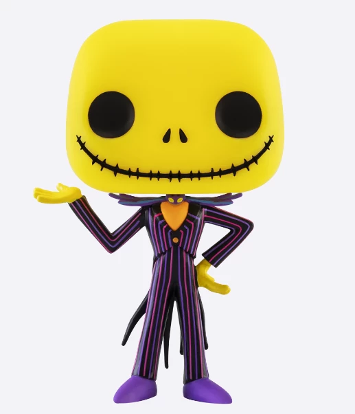 Funko JACK SKELLINGTON (BLACK LIGHT) - THE NIGHTMARE BEFORE CHRISTMAS 1 Funko JACK SKELLINGTON (BLACK LIGHT) - THE NIGHTMARE BEFORE CHRISTMAS